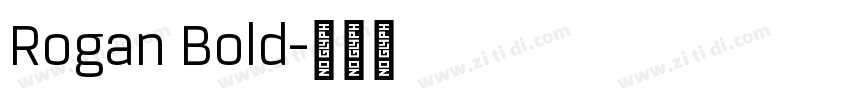 Rogan Bold字体转换